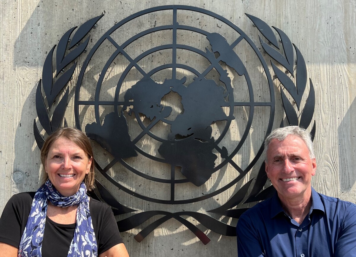 The Founders of Purpose on the Planet - UN HQ in Geneva